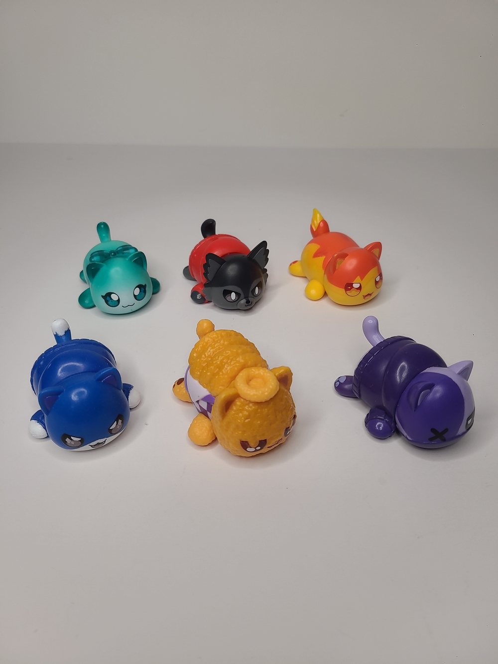 Aphmau Meemeows Vinyl Figure Lot Onion, Zane, Ein, Aaron Wolf, Kim, Fire